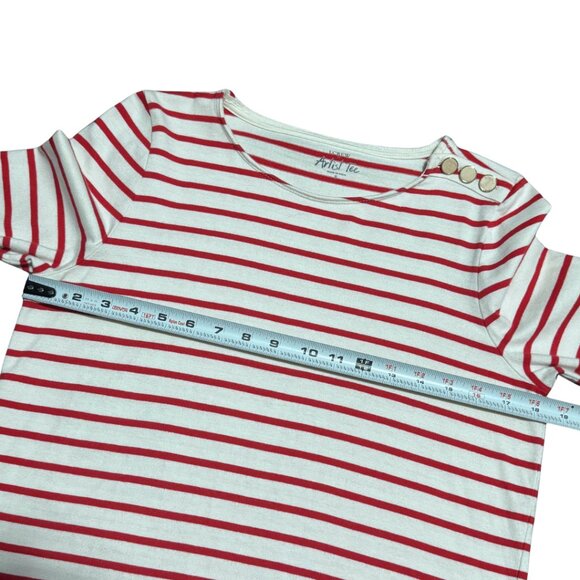 J.Crew Red & White Striped Artist Tee – Long Sleeve – Size S - Picture 7 of 10